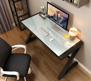 Bàn Máy Tính Kính Cường Lực Đơn Giản Chất Lượng Cao Bàn Học Tại Nhà Thiết Kế Chân Hình Chữ Z Máy Tính Bàn Văn Phòng Tại Nhà Hiện Đại - Product Image 5