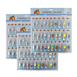 Kit de leurres de pêche imprimés à prix d'usine, ensemble de spinners 2g/5g <span class=keywords><strong>en</strong></span> fer <span class=keywords><strong>pour</strong></span> achigan, <span class=keywords><strong>truite</strong></span>, carpe <span class=keywords><strong>en</strong></span> <span class=keywords><strong>rivière</strong></span>, lac, ruisseau (sans hameçons) - Product Image 1