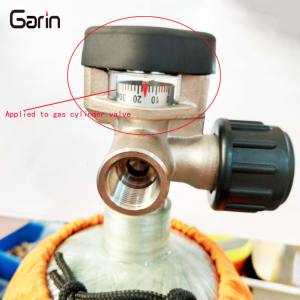 स्बा सिलेंडर वाल्व के लिए फैक्टरी गर्म बिक्री डबल पक्षीय चमकदार दबाव गेज - Product Image 6