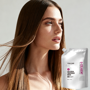 Mascarilla Capilar Profesional de Salón 100% Orgánica con Ácido Frutal y Colágeno, Nutritiva y Suavizante - Product Image 1