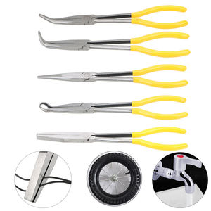 Alicates de Punta Extra Larga, Rectos y Curvos, Herramientas Mecánicas, Herramientas de Extracción Manual, Clips para Llaves, Kit de Cuidado Automotriz, Accesorios para Automóviles - Product Image 6