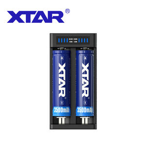 Портативное зарядное устройство <span class=keywords><strong>XTAR</strong></span> MC2 PLUS, 2 слота, литий-ионный аккумулятор 1amp-3,7 v, USB, смарт-зарядное устройство, порт Type-C, светодиодные индикаторы - Product Image 1