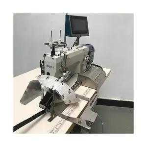 Vollautomatische Maschine zur Herstellung von Eimermützen-Scherennähtchen