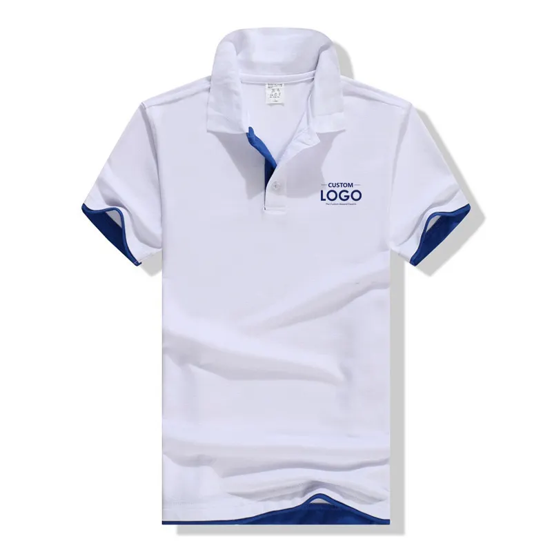 Polo de algodón Premium de alta calidad de marca personalizada para hombre