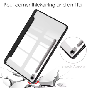 Funda Protectora Acrílica con Soporte para Lápiz para Tablet TAB S10 FE y S10 Plus, Compatible con <span class=keywords><strong>Samsung</strong></span> <span class=keywords><strong>A8</strong></span>, A9, A9+, S8, S8+, S9, S9 FE, S6 Lite - Product Image 4