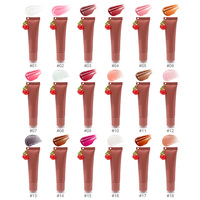 Gloss à lèvres hydratant effet repulpant ultra-brillant avec charmant pendentif cerise pour maquillage quotidien – Huile à lèvres effet glaçage