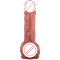 Brauner Elektrischer Simulierter Weiblicher Masturbations-Dildo mit Heiz- und Vibrationsfunktion Erwachsenen-Sexspielzeug-Box für Frauen-BJD-E019
