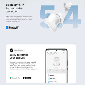 Para Xiaomi <span class=keywords><strong>Redmi</strong></span> <span class=keywords><strong>Buds</strong></span> 6 Play con Reducción de Ruido IA, Batería de 36 Horas, Control Táctil BT5.<span class=keywords><strong>4</strong></span>, IPX4 a Prueba de Agua para Auriculares TWS - Product Image 5