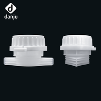 Bouchon à vis de 33 mm pour poche souple, écologique, durable, de qualité alimentaire, anti-fuite, réutilisable, grand format, pour shampoing, Danju
