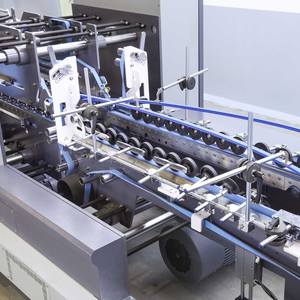 Machine automatique de pliage et de collage en ligne droite <span class=keywords><strong>GS800</strong></span> pour boîtes en carton prépliées à 4 ou 6 coins avec fermeture par le bas - Product Image 6