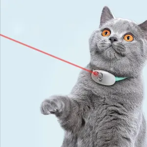 Cat Laser Collar mit USB Self Play Toy für Pet Funny Interactive Laser Katzen spielzeug Juguetes Para Gatos