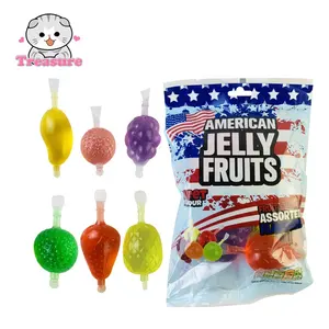 Bolsa de fruta jalea pudín jalea de fresa jalea Halal