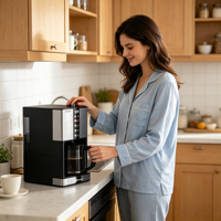 Cafetera Americana Anbolife de 1.8L y 900W con Función de Mantener Caliente, Apagado Automático Programable, Fabricación OEM