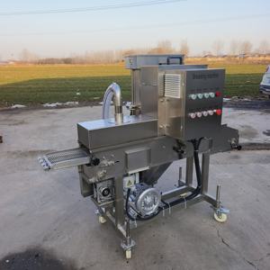 Hamburgerpatty-broodjesmachine, kroketten-broodjesapparaat, automatische broodjesmachine voor gebakken loempia's - Product Image 4