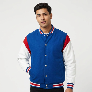 Top Trending <b>Men</b> Varsity Jacket Custom Made Lightweight Easy Wear Breathable varsity Jacket for man With Durable Material - Product Image 1