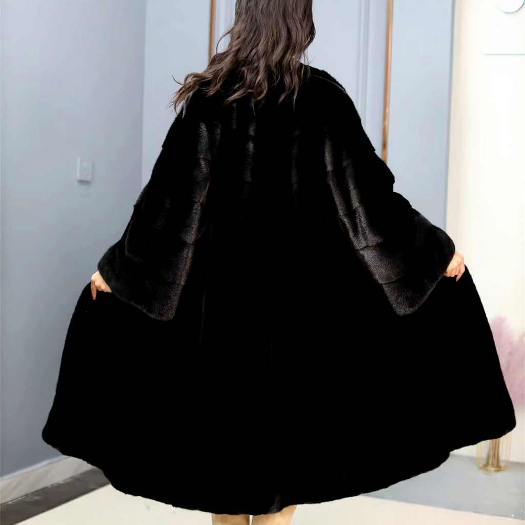 Verified Supplier Saga Fur Coat Winter Warm Fur Outwear | Alibaba.com
