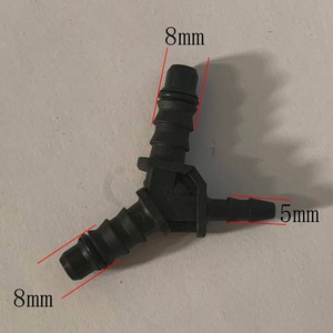 Conector en T para Tubo de Nylon de 8mm, 8mm y 5mm, Conexión Rápida, Pieza Automotriz - Product Image 1