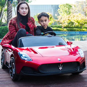 Coche de Juguete Maserati Corse20 Original de Dos Plazas para Niños, de Plástico ABS con Motor de 550 y Control Remoto - Product Image 1