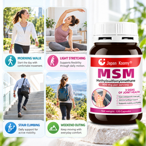 Cápsulas de MSM Shecome con Ingredientes Personalizados, Apoyo para la Salud de las Articulaciones para Hombres y Mujeres, Suplemento Herbal de Metilsulfonilmetano - Product Image 5