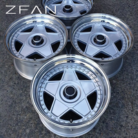 Jantes ZFAN 18 pouces en alliage 6061-T6 forgées, à verrouillage central, à rayons multiples, peintes, pour Ferrari F40 F50