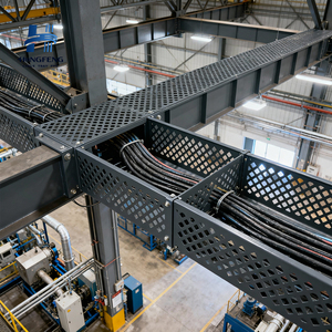 Plateau à câbles perforé en acier galvanisé ou galvanisé à chaud, directement de l'usine - Product Image 4