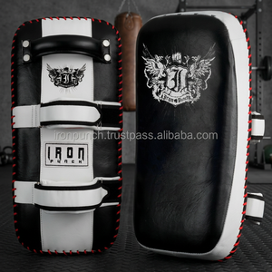 Pads thaïlandais IP-1701 personnalisables avec logo, légers, pour la pratique de la boxe et des arts martiaux, en mousse, cuir et plastique EVA – Indispensables - Product Image 3