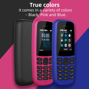 Teléfono Celular Básico Desbloqueado 2G GSM con Teclado para Nokia 105, Teléfono Sencillo para Estudiantes y Adultos Mayores - Product Image 3