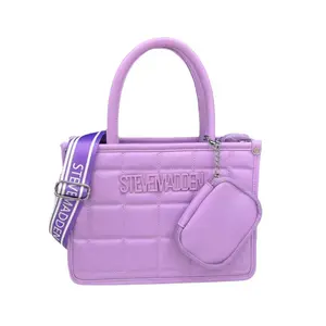 2024 New Coming Custom Logo Famous Brand Designer Pu Leather Bags Steve Madden Women Square Handbags Messenger Bags for Women