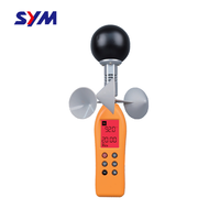 Anémomètre sans fil Scarlet Crane, moniteur portable de température du globe à bulbe humide (WBGT) et de stress thermique (TWL-1S) pour grue à tour