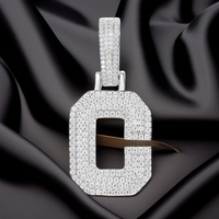 Élégant Collier Pendentif Cœur en Moissanite Plaqué Or 18K, Argent Sterling 925, Design Givré, Style Hip Hop Sophistiqué pour Hommes, Idéal Soirées