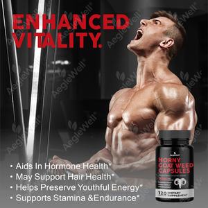 AegleWell OEM Horny Goat Weed pour <span class=keywords><strong>l</strong></span>'amélioration masculine Complexe 1590 mg avec Tongkat Ali, Saw Palmetto Extract for Stamina & Energy - Product Image 3