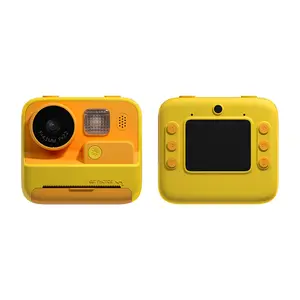 Children Vintage Printable Phone Video Mini Camera Instax Printer Toy Kids with Photo Printing Thermal for 3-8 Years Od Toddlers