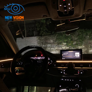 Luces de ambiente LED de gama alta automotrices Control de aplicación RGB Salida de colores ilimitada Luz de Ambiente de coche 18 en 1 - Product Image 4