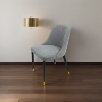 Chaises de bar de luxe modernes à pieds noirs, siège en velours, cadre métallique écologique – Idéales pour hôtel, maison, salon, sous-sol – Offre spéciale