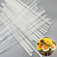 Bâtons de colle thermofusible 100 % transparents en silicone pour l'artisanat et le bricolage