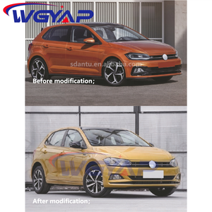 Wgyap 2019สำหรับ <span class=keywords><strong>Volkswagen</strong></span> <span class=keywords><strong>POLO</strong></span> + Mk6 <span class=keywords><strong>R</strong></span> <span class=keywords><strong>line</strong></span> กันชนหน้าอะไหล่ปรับปรุงสภาพ2G0 2GS 807 217 AF AJ AK AR GRU - Product Image 5