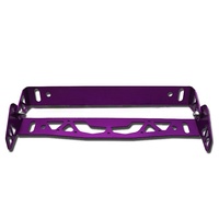 Support de plaque d'immatriculation de voiture rotatif et réglable, support de plaque d'immatriculation de course en alliage d'aluminium, ajustement universel