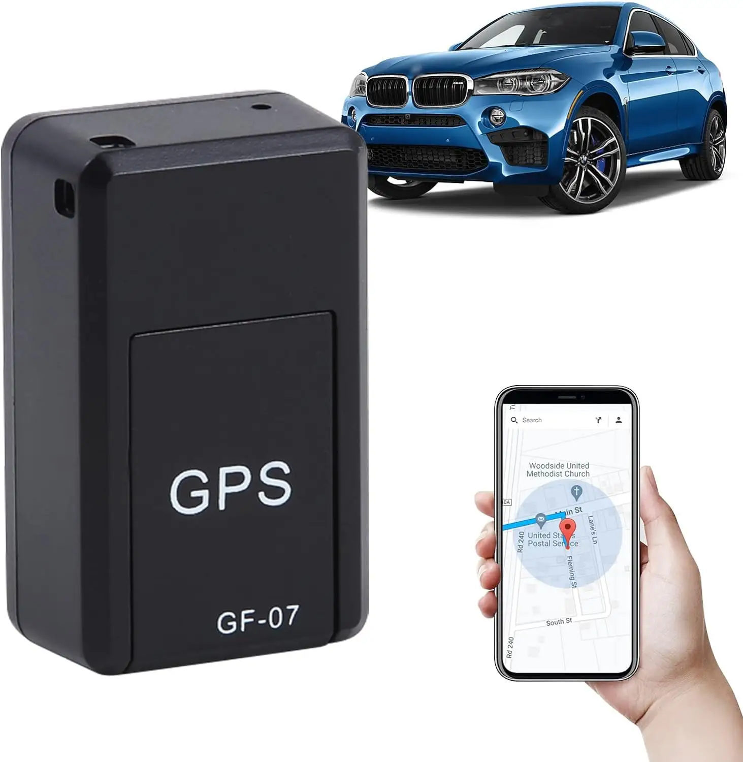 Localisateur GPS Tracker Device Système de suivi de véhicule de moto Coupure en temps réel Moteur de voiture GSM GPRS GPS GF-07