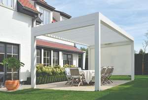 פרגולה סולארית עמיד למים עם פתח תריס פרגולה גאזבו & ביתן - Product Image 3