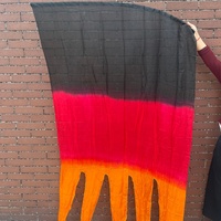 Drapeaux en voile de soie pour la danse prophétique, fluides pour la louange en église, bannières de danse chrétienne