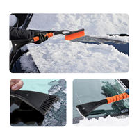 Kit de neige universel pour voiture et maison, brosse à neige, pelle et grattoir à glace, nettoyage tout-en-un pour véhicules et allées