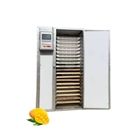 Kleine Commerciële Volautomatische Fruitgroente Mango Kiwi Ui Tomaat Voedsel Dehydrator