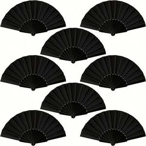 Éventail en papier imprimé personnalisé de haute qualité, motif de fruits sur support plastique - Product Image 2