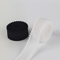 Ruban élastique en nylon avec bordure picot, sangle souple extensible pour lingerie, couture de corsets et artisanat DIY, idéal pour soutien-gorge et sous-vêtements