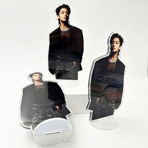 Hot Stock Kpop Character Standing <b>Card</b> Acrylic Display Rack Small <b>Card</b> Picture Frame Plastic Desktop Gift Rack for <b>Table</b> Use - Product Image 1