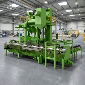 Machine de sablage interne pour tuyaux en acier ATHI, moteur contrôlé par PLC, buse rotative <span class=keywords><strong>à</strong></span> 360°, décapage automatique de la rouille et détartrage - Product Image 1