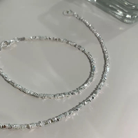 Bracciale di Lusso in Argento Sterling S925 con Pepite Irregolari, Texture Martellata, Design Unico, Gioiello Delicato, Regalo di Compleanno per Lei
