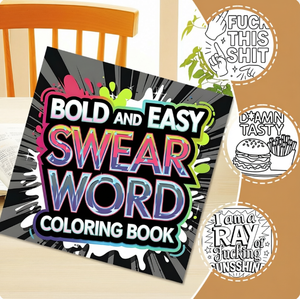 Libro <span class=keywords><strong>da</strong></span> <span class=keywords><strong>colorare</strong></span> per adulti con 24 pagine di immagini divertenti in grigio, rilegatura perfetta, attività antistress e rilassante - Product Image 2
