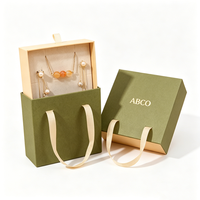 Schmuck-Halsketten-Anhänger Geschenkbox mit Eigenem Logo, Luxuriöse Marken-Schmuckschachtel mit Schublade und Griff