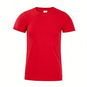 Design Factory's Customizable 200g Cotton Mens T Shirt Short Sleeved Fashionable Leopard White 100% Cotton Factory Direct - Product Image 6